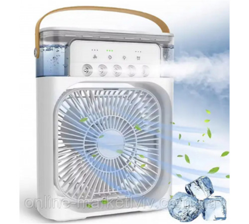 НЕТУ Вентилятор+увлажнитель воздуха Mini fan (VU-01) (LED, TYPE-C) // [602] (30 шт/ящ)