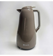 Термос-кувшин Feenik DK-150 (1,5л) (корпус - пластик, колба - КРАСНОЕ стекло) // [101] // [4] (12 шт/ящ)