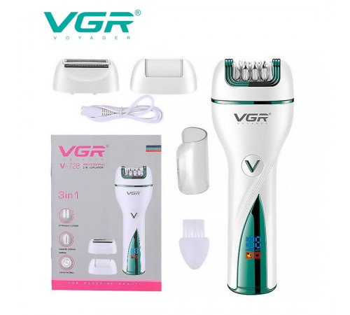 НЕТУ Эпилятор VGR V-728 // [403] (40 шт/ящ)+