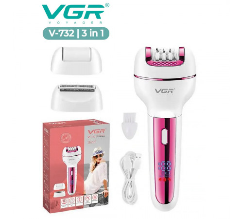 Эпилятор VGR V-732 // [403] (40 шт/ящ)+