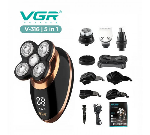 БЕЗ КОРОБКИ Электробритва VGR V-316 // [403] (40 шт/ящ)+