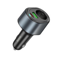 Автомобільний зарядний пристрій HOCO Z56 Friend PD35W+QC3.0 cigarette lighter car charger Black (6942007633031)