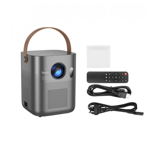 Проектор HOCO DT4 Wi-Fi 2.4/5 ГГц Smart full autofocus projector (720P Android version) EU (6942007645126)