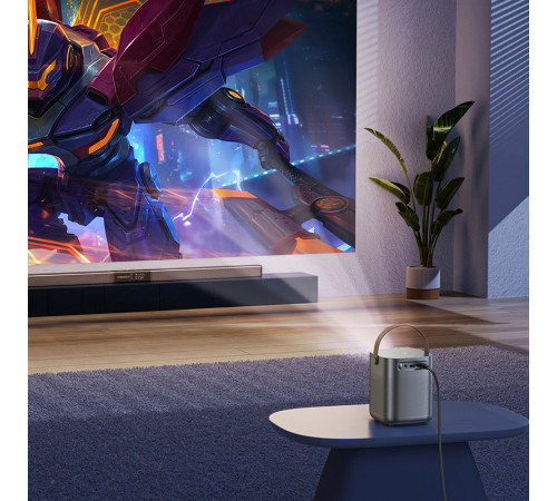 Проектор HOCO DT4 Wi-Fi 2.4/5 ГГц Smart full autofocus projector (720P Android version) EU (6942007645126)