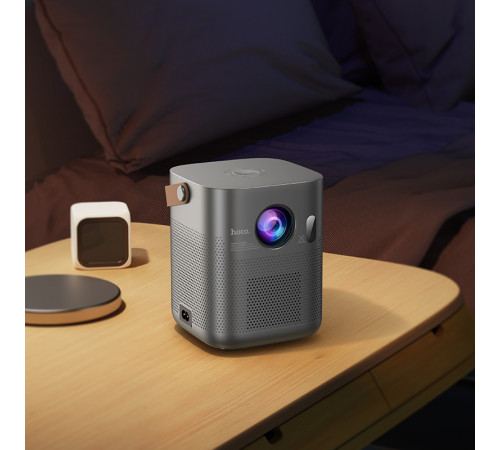 Проектор HOCO DT4 Wi-Fi 2.4/5 ГГц Smart full autofocus projector (720P Android version) EU (6942007645126)