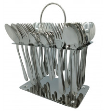 Набор столовых приборов CUTLERY SET CD-04 (Ложки, вилки) (12 персон/36 предм.) (Хром (чистый)) // [403] (12 шт/ящ)