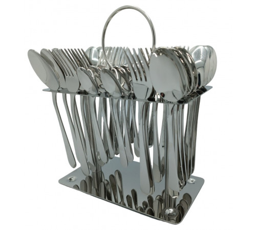 Набор столовых приборов CUTLERY SET CD-04 (Ложки, вилки) (12 персон/36 предм.) (Хром (чистый)) // [403] (12 шт/ящ)