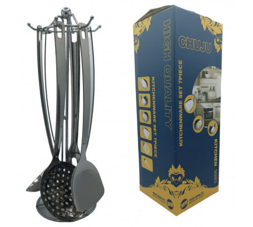 Набор кухонных пренадлежностей CD-28 (6 предм.) (Хром (чистый) металл) // [403] (24 шт/ящ)