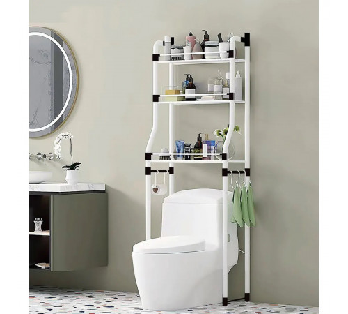 НЕТУ Полка-стелаж напольный над унитазом 8823 // [403] (10 шт/ящ) @