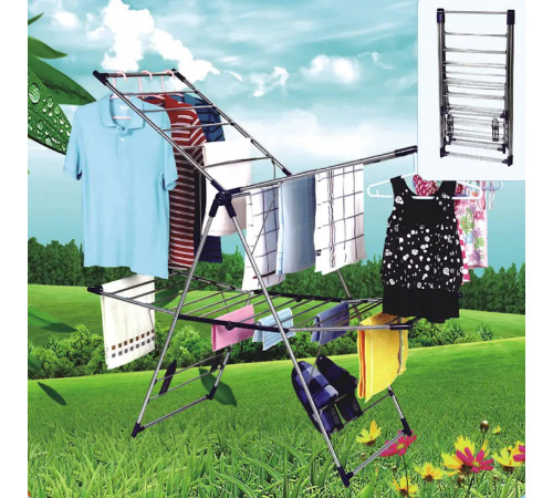 НЕТУ Сушилка для одежды напольная 660-130 МЕТАЛЛ-ОРИГИНАЛ // [403] (5 шт/ящ)