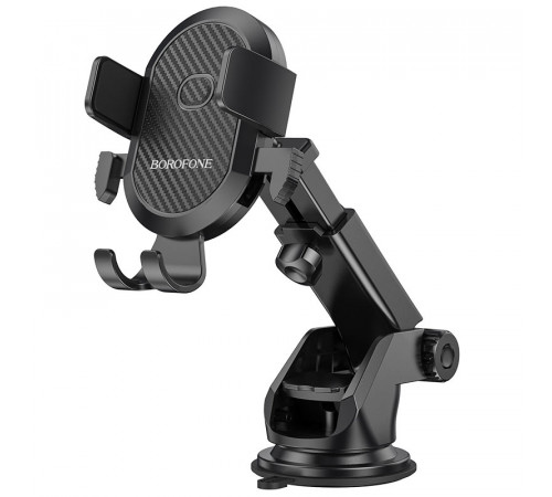 Автотримач для телефона BOROFONE BH39 Amazing bay one touch center console car holder Black (6931474742506)