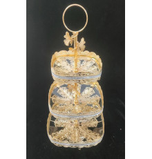 НЕТУ Поднос-конфетница (3 яруса) для фруктов и сладостей WL707-3 // [4] (8 шт/ящ)