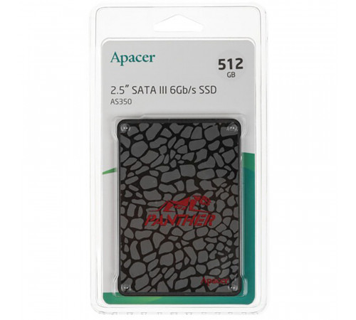Накопичувач SSD Apacer AS350 512GB 2.5" 7mm SATAIII Standard (AP512GAS350-1)