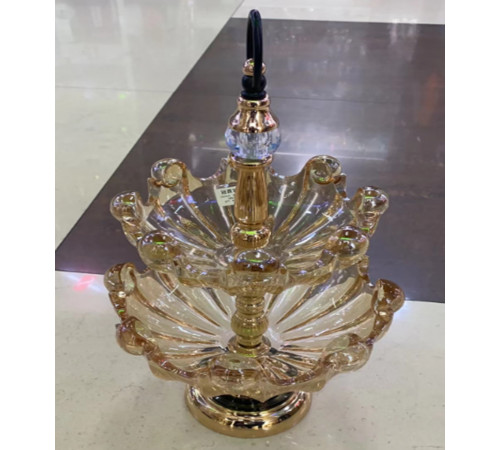 Поднос-конфетница (2 яруса) для фруктов и сладостей 16412-9 // [4] (8 шт/ящ)