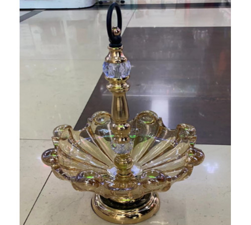 Поднос-конфетница (1 тарелка) для фруктов и сладостей 16412-10 // [4] (8 шт/ящ)