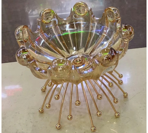 Конфетницы для фруктов и сладостей (комплект 2 шт) МАЛЕНЬКАЯ (⌀15,5см) 16412-11 // [4] (12 комп/24 шт в ящ)