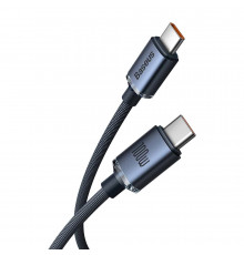 Кабель Baseus Crystal Shine Series Fast Charging Data Cable Type-C to Type-C 100W 1.2m Black (CAJY000601)