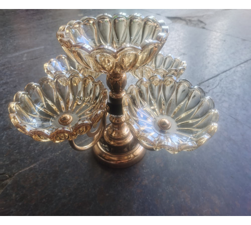 Поднос для фруктов и сладостей (5 тарелок) (1300-5) // [4] [309] (6 шт/ящ)