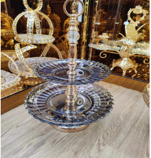 Поднос для фруктов и сладостей (2 яруса) Fruit tray 1603 // [4] (8 шт/ящ)