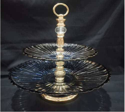 Поднос для фруктов и сладостей (2 яруса) Fruit tray 1606 // [4] (6 шт/ящ)