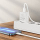 Мережевий зарядний пристрій з кабелем BOROFONE BA74A Aspirer single port charger set(iP) White (6974443388657)
