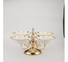 Поднос для фруктов и сладостей (4 тарелки) Fruit tray 1303-4 // [4] (8 шт/ящ)