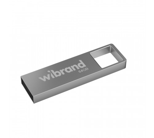 Флеш-накопичувач Wibrand USB 2.0 Shark 64Gb Silver (WI2.0/SH64U4S)