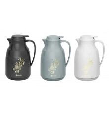 Термос-кувшин DQ-200 (2л) (корпус - пластик, колба - КРАСНОЕ стекло) // [4] (12 шт/ящ)