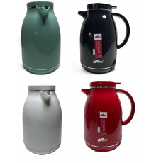 Термос-кувшин 29150 (1,5л) (корпус - пластик, колба - КРАСНОЕ стекло) // [4] (12 шт/ящ)