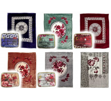 Одеяло/покрывало (Размер: 210*240см Материал: 100% полиэстер Вес: 6,5 кг) (Синий, красный, зелён., коричн.) // [101] (12 шт/ящ)