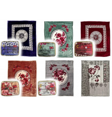 Одеяло/покрывало (Размер: 210*240см Материал: 100% полиэстер Вес: 8,5 кг) (Синий, серый, зелён., коричн.) // [101] (8 шт/ящ)