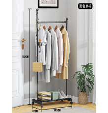 НЕТУ Вешалка стойка для одежды телескоп HALLSTEND YX9132-1 (74.5*42*152) // [702] (16 шт/ящ) @