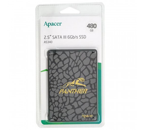 Накопичувач SSD Apacer AS340 480GB 2.5" 7mm SATAIII Standard (AP480GAS340G-1)