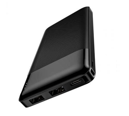 Зовнішній акумулятор HOCO J72 Easy travel power bank(10000mAh) Black (6931474738370)