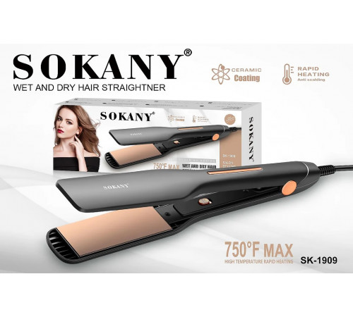 Утюжок SOKANY SK-1909 // [101] (60 шт/ящ)