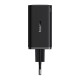 Мережевий зарядний пристрій з кабелем Baseus GaN6 Pro Fast Charger 2C+2U 65W  EU Cluster Black((With Type-C to Type-C 100W(20V/5A) 1m Black） (P10162701113-00)