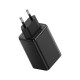 Мережевий зарядний пристрій з кабелем Baseus GaN6 Pro Fast Charger 2C+2U 65W  EU Cluster Black((With Type-C to Type-C 100W(20V/5A) 1m Black） (P10162701113-00)