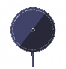 Бездротовий зарядний пристрій Baseus Simple Mini3 Magnetic Wireless Charger 15W Dusty Purple (CCJJ040205)