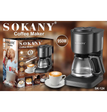 НЕТУ Кофеварка SOKANY SK-124 // [101] (8 шт/ящ)