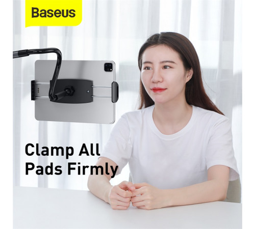 Тримач для мобiльного Baseus Otaku life rotary adjustment lazy holder Pro（Applicable for phone/ ipad) gray (LUZQ000013)