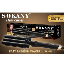 НЕТУ Плойка 3 волны SOKANY CL/SK-669 // [101] (24 шт/ящ)