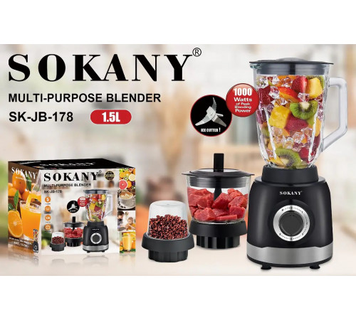 Блендер SOKANY SK-JB-178 // [101] (6 шт/ящ)