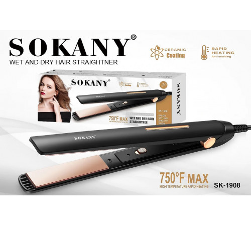 НЕТУ Утюжок SOKANY SK-1908 // [101] (60 шт/ящ)