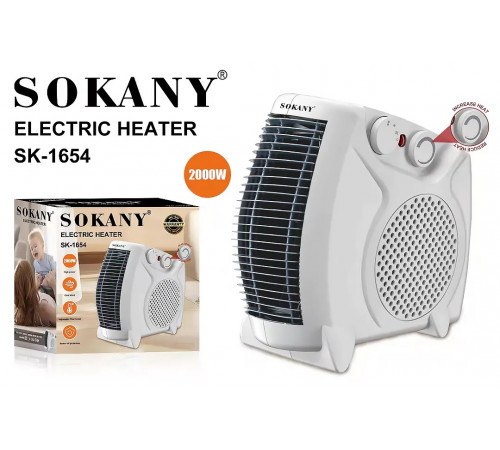 Тепловентилятор дуйка SOKANY SK-1654 // [101] (20 шт/ящ)