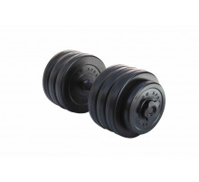 Гантель разборная с пластиковым покрытием RN-Sport Long 18 кг