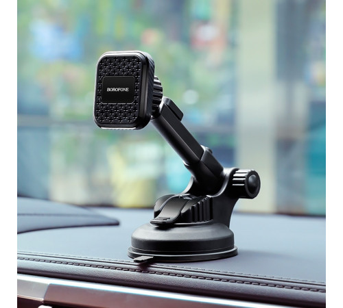 Автотримач для телефона BOROFONE BH21 Vanda magnetic in-car phone holder for center console windshield (6931474718846)