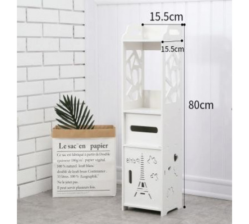 НЕТУ Полка стелаж пластиковая в ваную (PK-02) (80cm*15cm*15cm) // [307] (10 шт/ящ)