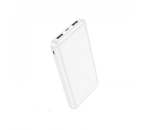 Зовнішній акумулятор HOCO J100 High-ranking power bank(10000mAh) White (6931474783578)