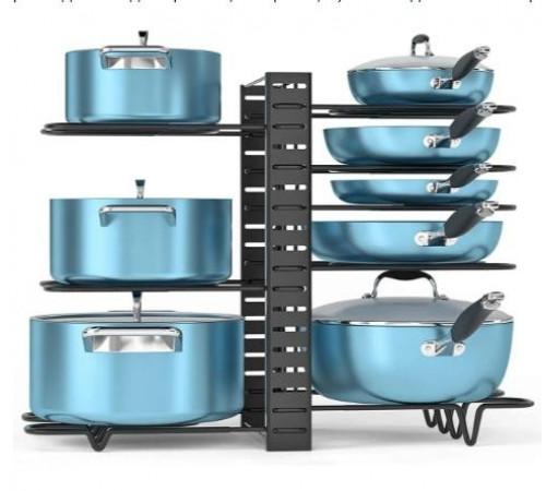 НЕТУ Полка органайзер для кастрюль (PK-121) (В41,5хШ48хГ20 см) // [108] (20 шт/ящ) @