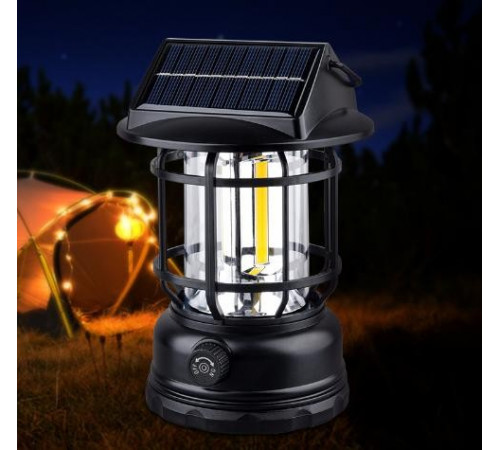 Лампа подвесная для кемпинга SOLAR LIGHT JH-7900 (с солнечной панелью) (KP-23) // [108] (60 шт/ящ)